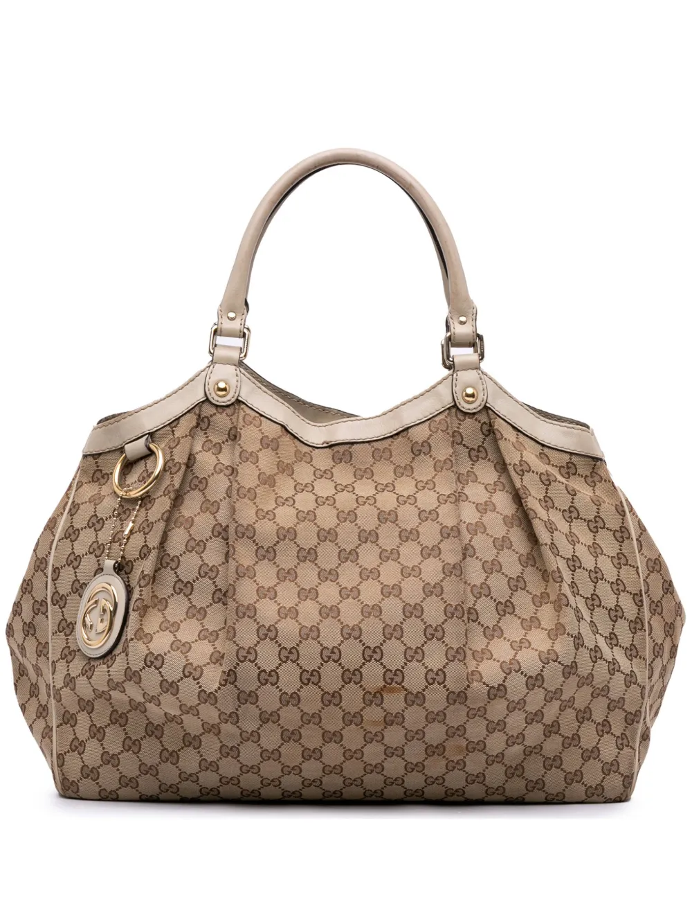Gucci Pre-Owned 2016-2025 Large GG Canvas Sukey tote bag | Brown | Image 1