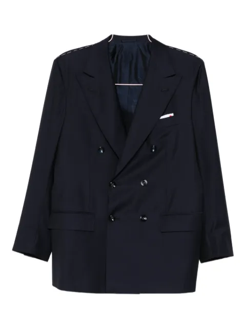 Kiton double-breasted wool suit