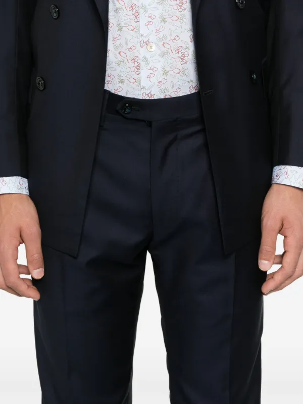 Kiton ダブルスーツ | ブルー | FARFETCH JP