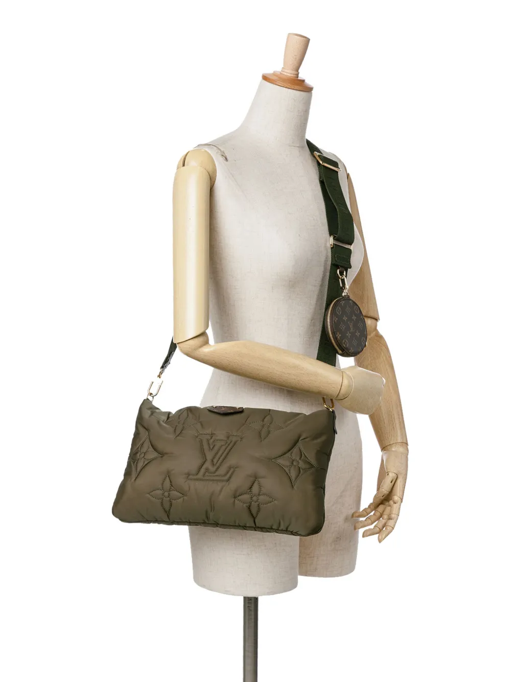 Pre-owned Louis Vuitton 2021-2025 Monogram Pillow Econyl Multi Pochette Accessoires Crossbody Bag