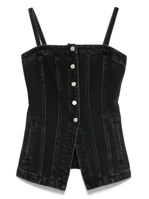 Levi's button-front denim top