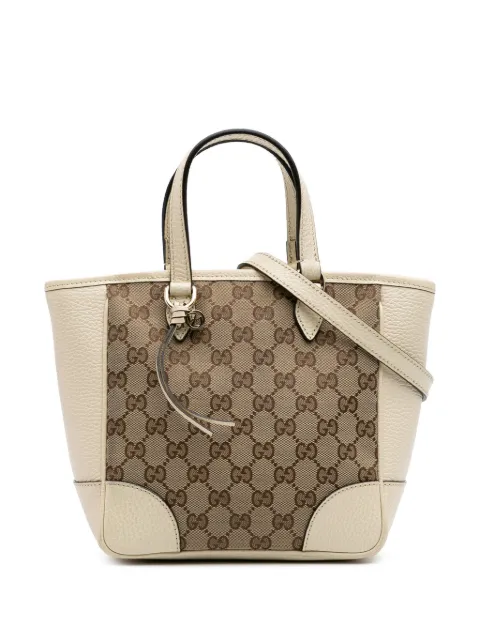 Gucci Pre-Owned شنطة 'GG كانفا بري' صغيرة بحمالة كتف 2024-2016