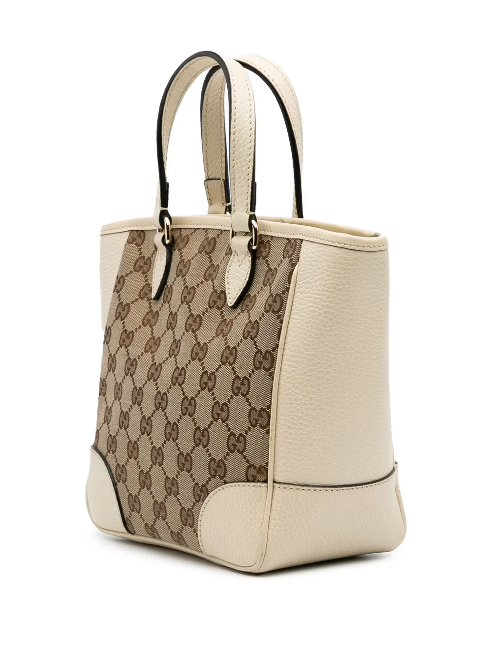 Pre-owned Gucci 2016-2024 Small Gg Canvas Bree Satchel