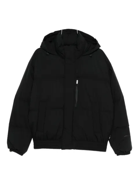 Laminar hooded padded jacket