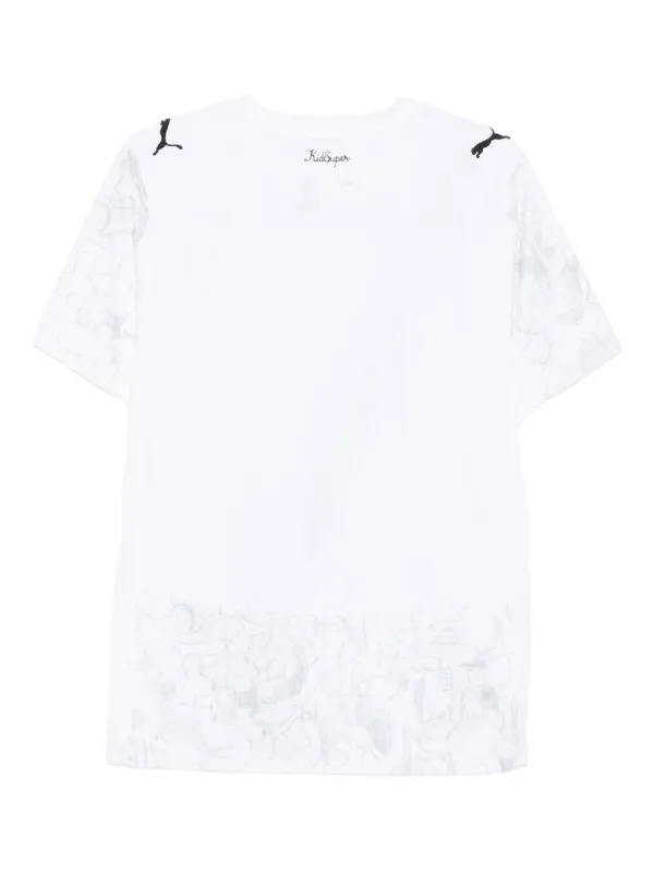 PUMA x KidSuper Manchester City FC diagonal-stripe Graphic T-shirt