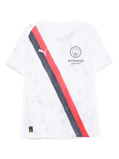 PUMA x KidSuper Manchester City FC diagonal-stripe graphic T-shirt