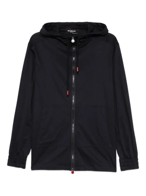 Kiton hoodie con cierre