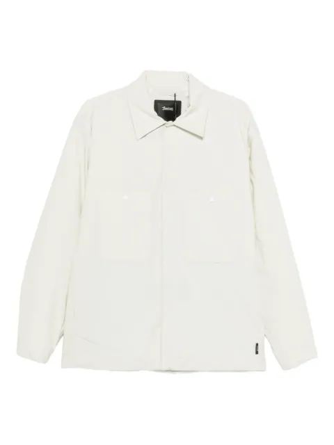 Laminar single-breasted coat