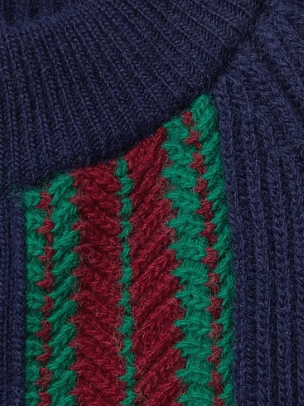  Gucci Kids Striped Cardigan - Blue 