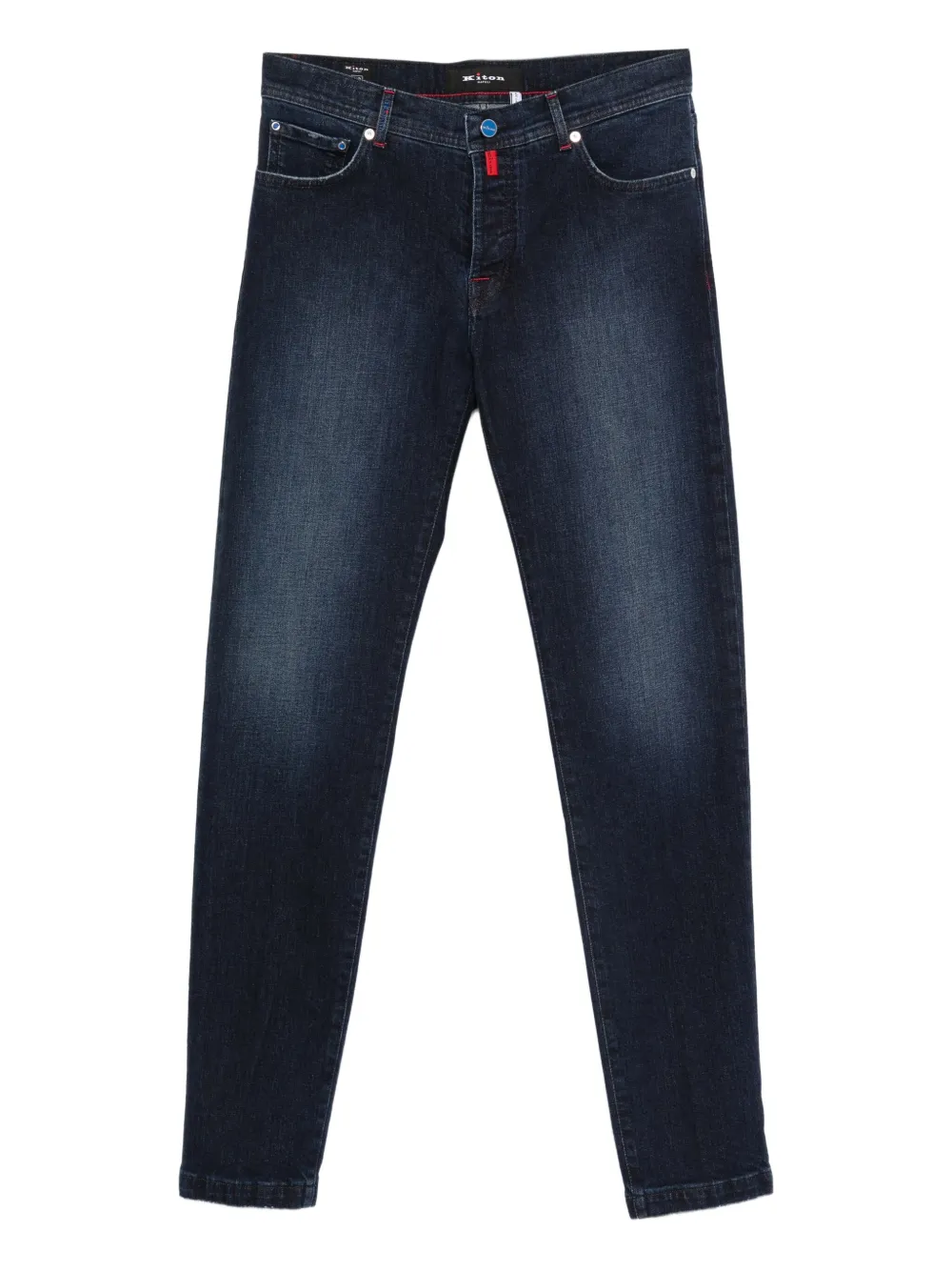 Kiton button denim jeans | Blue | Image 1