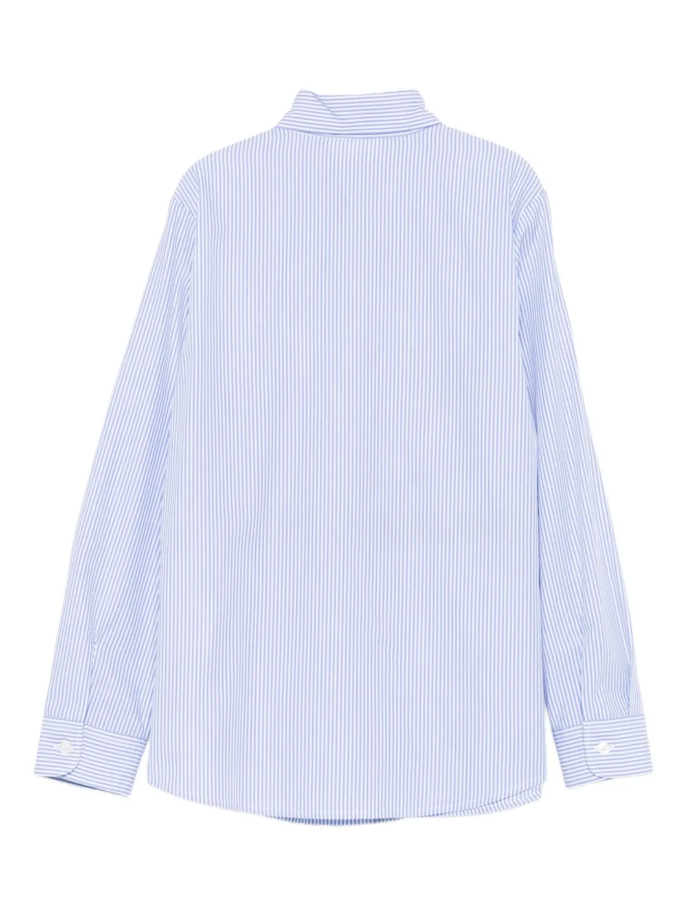 Gucci Kids Gestreept shirt met teckelprint Blauw