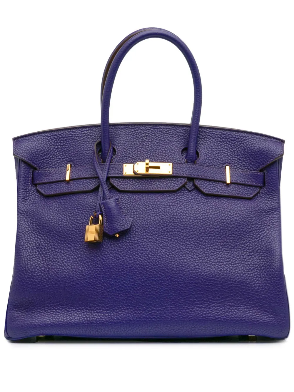 Hermès Pre-Owned 2011 Togo Birkin Retourne 35 handbag | Purple | Image 1