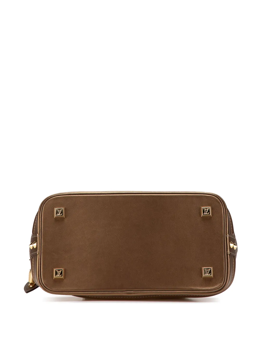 Pre-owned Louis Vuitton 2008 Suhali Lockit Pm Handbag In Brown