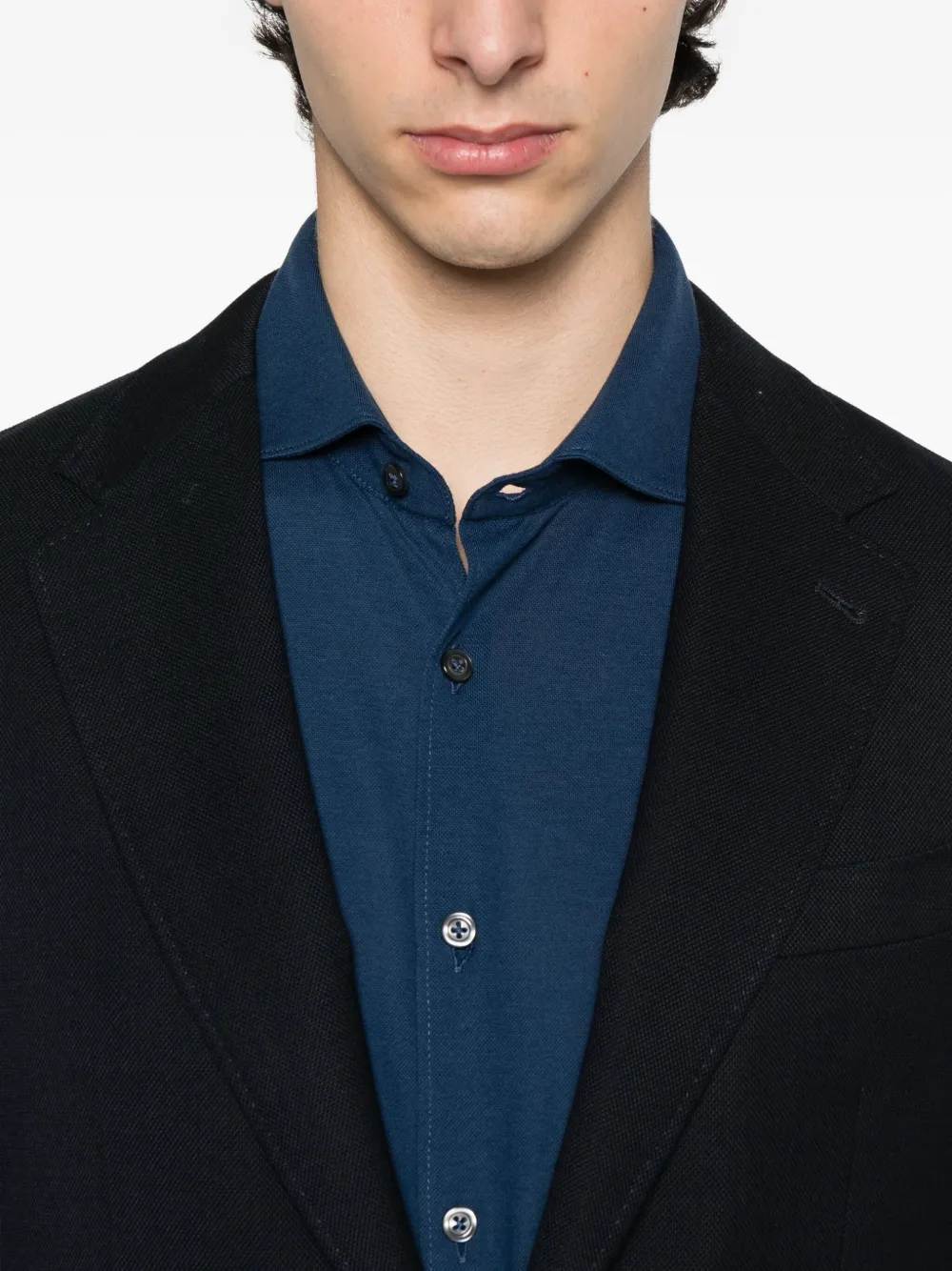 Gran Sasso Button-down overhemd Blauw