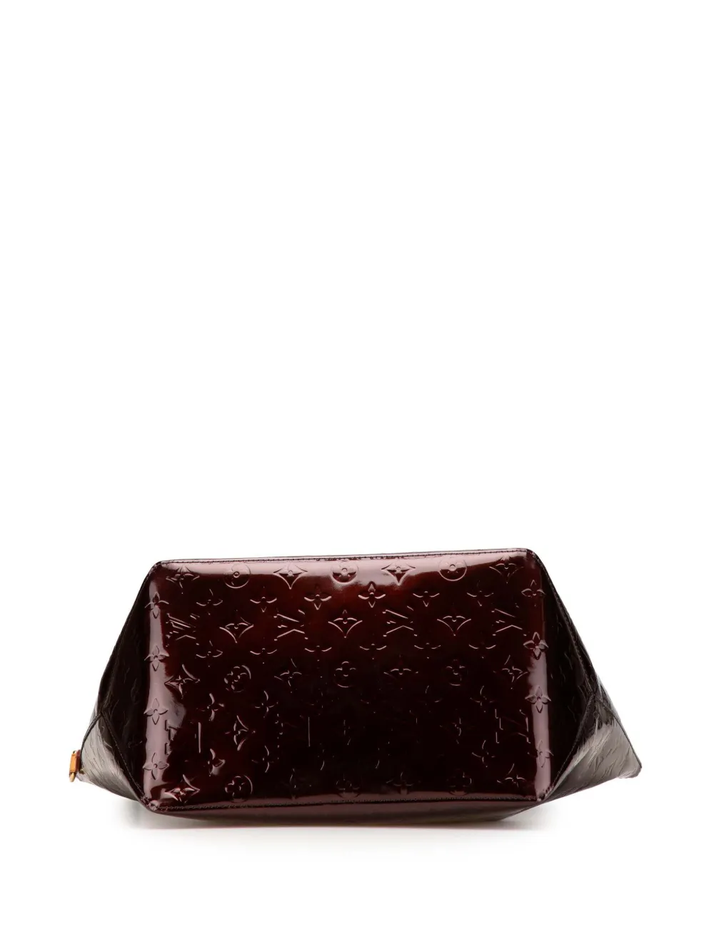 Pre-owned Louis Vuitton 1990-2010 Monogram Vernis Bellevue Gm Tote Bag In Purple