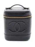 CHANEL Pre-Owned 2004-2005 CC Caviar Case vanity bag - Black