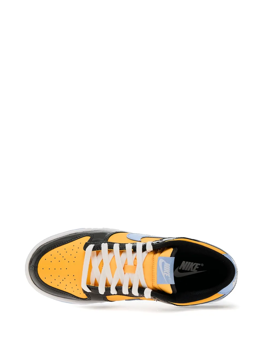Nike Dunk Low Retro lakleren sneakers Zwart