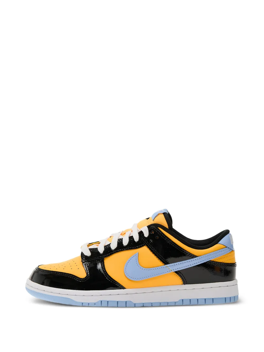 Nike Dunk Low Retro lakleren sneakers Zwart