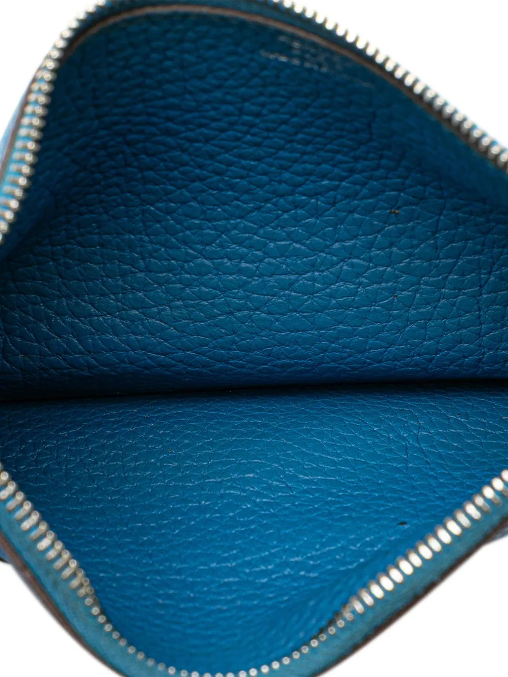 Pre-owned Hermes 2012 Bicolor Togo Dogon Duo Wallet Gm Long Wallets