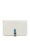 Hermès Pre-Owned 2012 Bicolor Togo Dogon Duo Wallet GM long wallets - Grey