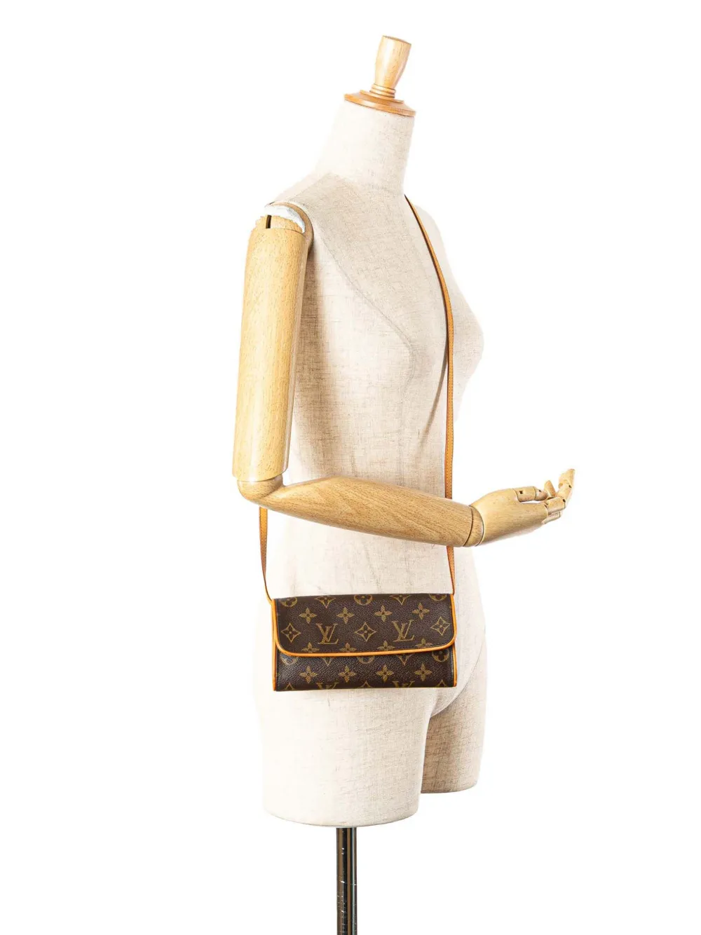 Louis Vuitton Pre-Owned 2001 Monogram Pochette Twin PM crossbody bag | Pre-Owned | Image 2