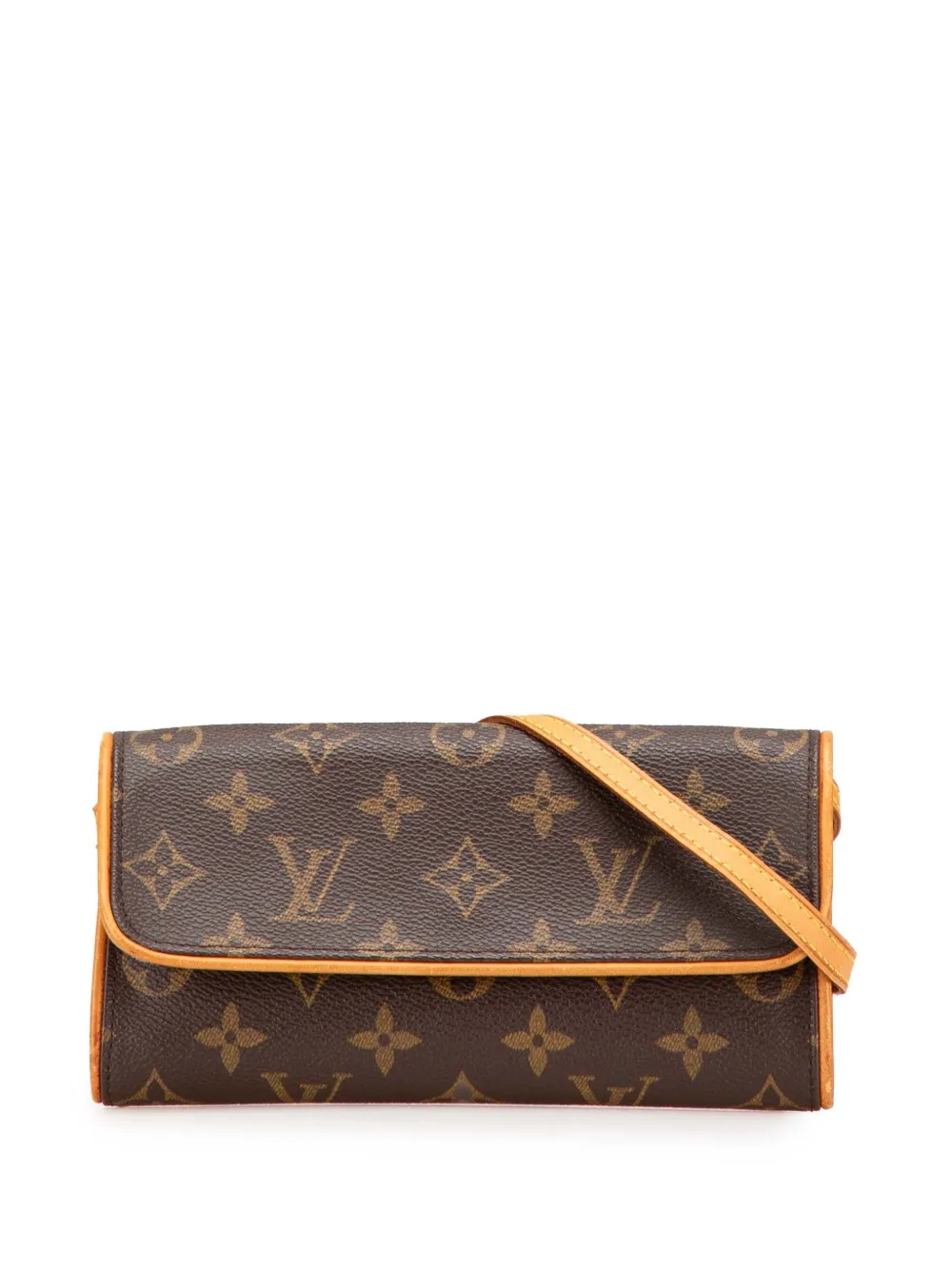 Louis Vuitton Pre-Owned 2001 Monogram Pochette Twin PM crossbody bag | Brown | Image 1