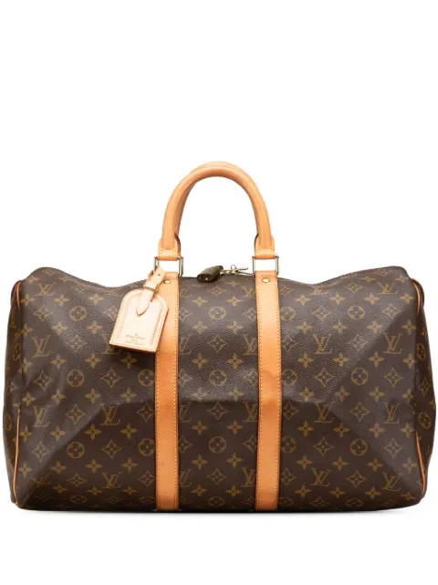 Louis Vuitton Pre-Owned شنطة سفر 'مونوغرام كيبول 45' 1999