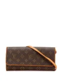 Louis Vuitton Pre-Owned 2001 Monogram Pochette Twin GM crossbody bag - Brown
