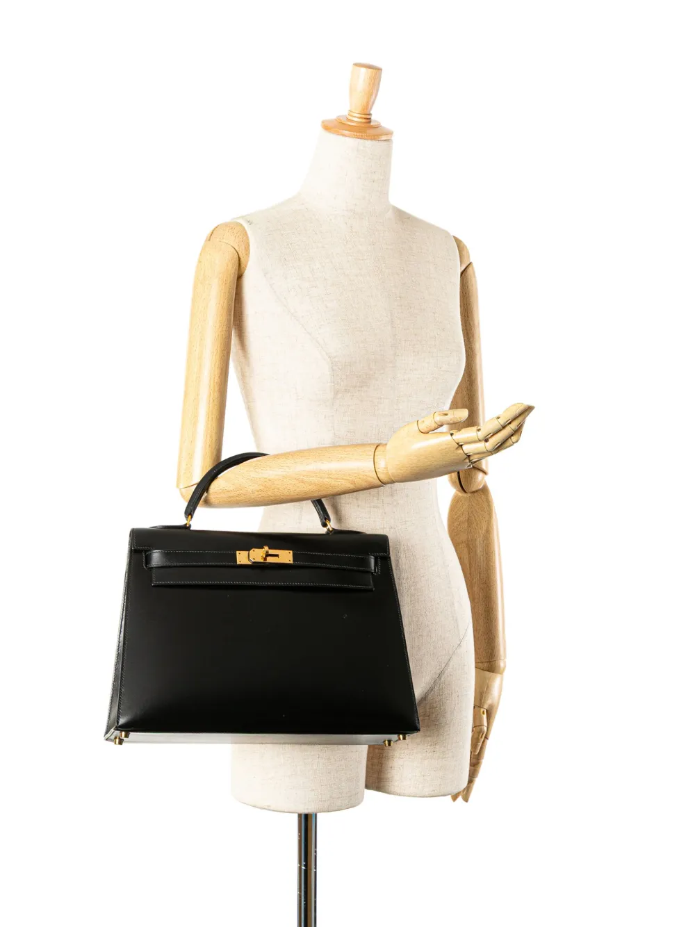 Hermès Pre-Owned 1991 Box Calf Kelly Sellier 32 satchel | Pre-Owned | Image 2