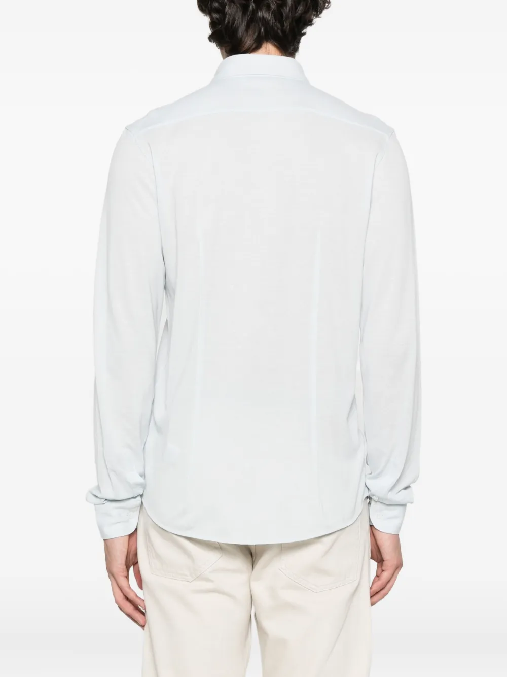 Gran Sasso Overhemd met knoopsluiting Blauw