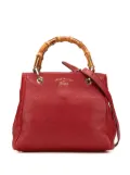 Gucci Pre-Owned 2016-2025 Small Calfskin Bamboo Shopper satchel - Red
