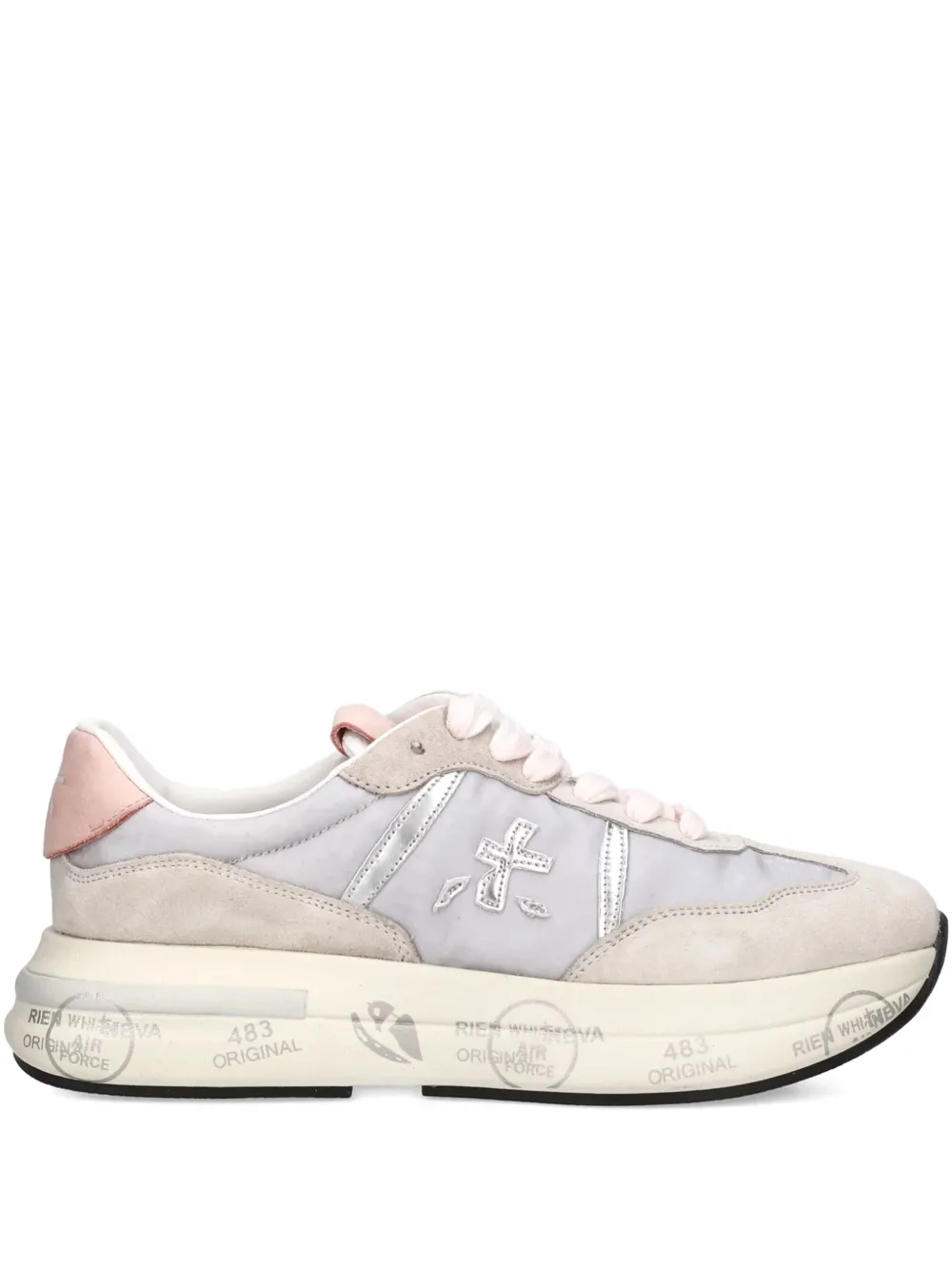Premiata Cassie panelled sneakers Grey