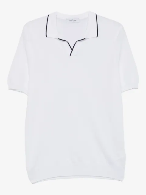 Gran Sasso knitted-collar polo T-shirt