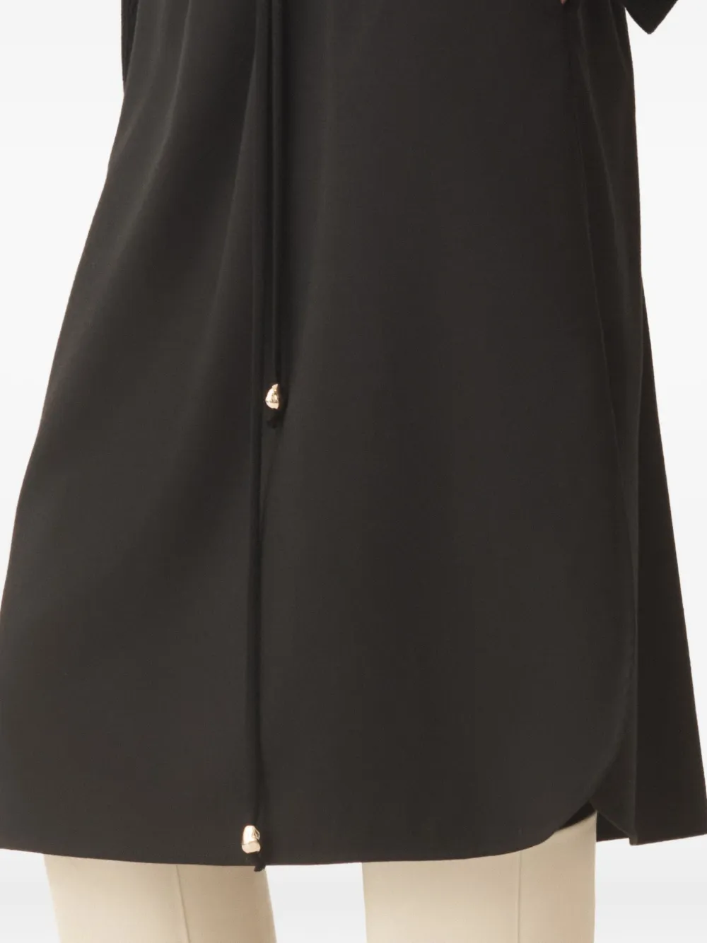 Fabiana Filippi Blousejurk met lange mouwen Zwart