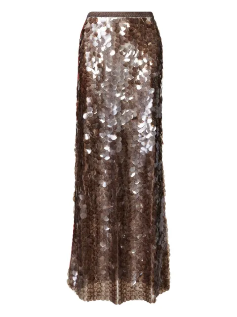 Fabiana Filippi تنورة ماكسي مزينة بترتر