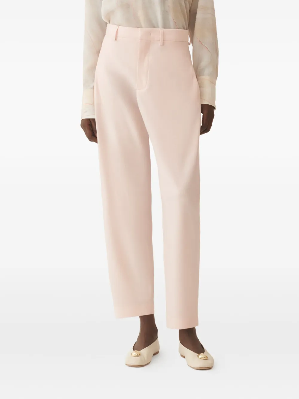 Fabiana Filippi Broek van wolblend Roze