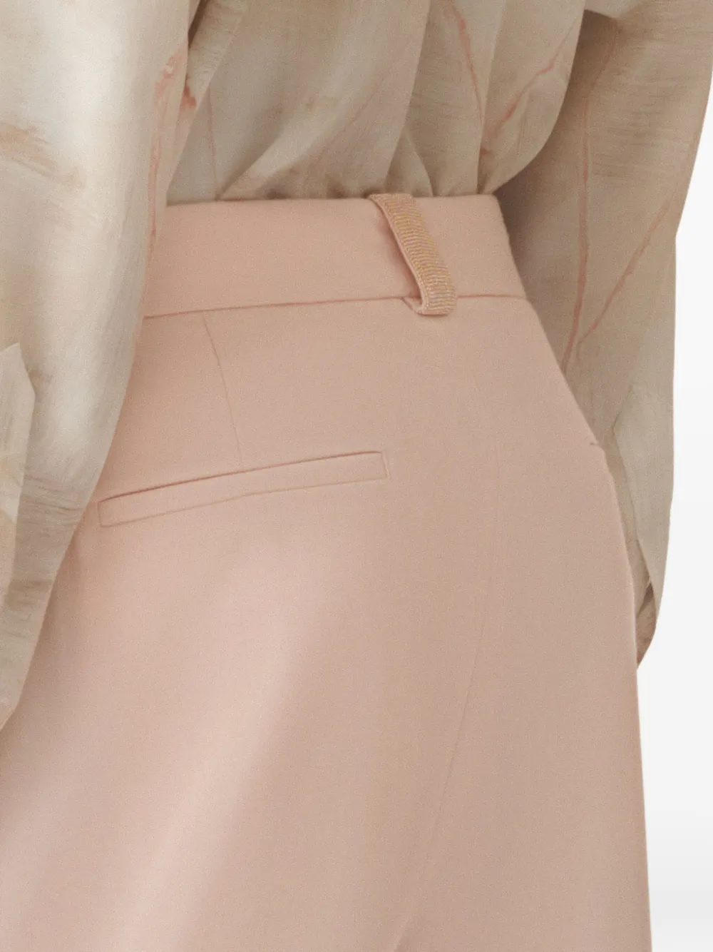 Fabiana Filippi Broek van wolblend Roze