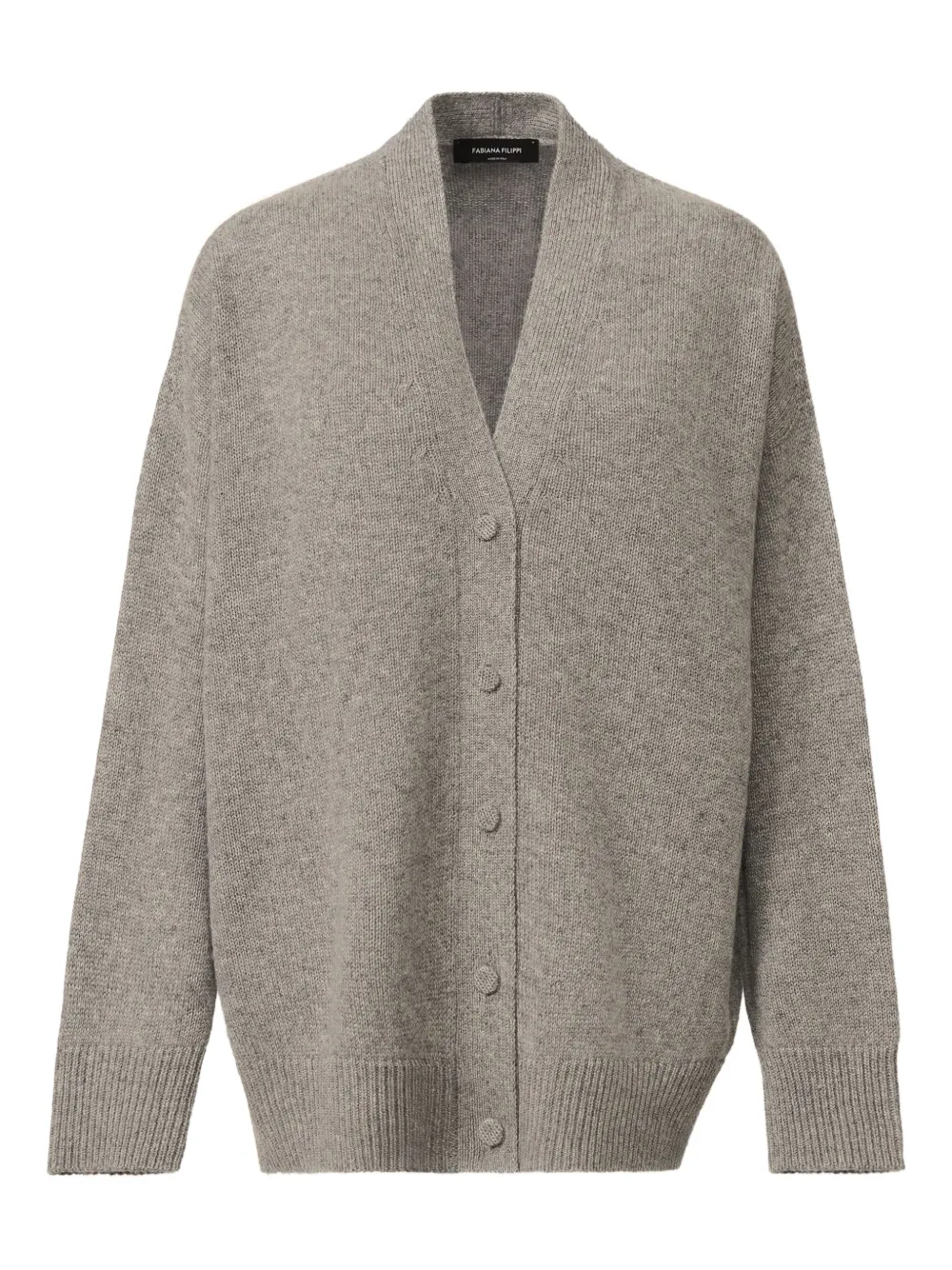 Fabiana Filippi Vest met V-hals Grijs