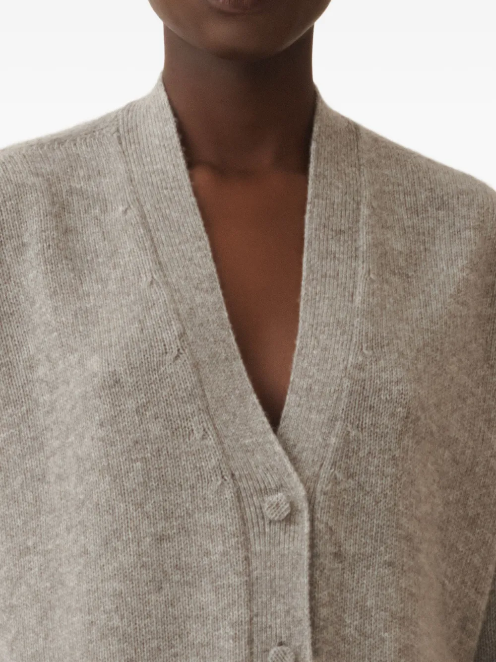 Fabiana Filippi Vest met V-hals Grijs