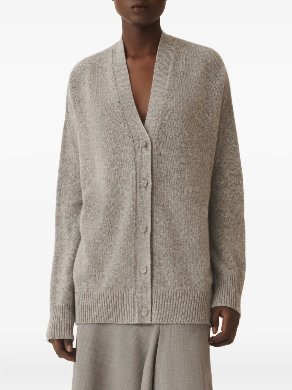 Fabiana Filippi Vest met V-hals Grijs