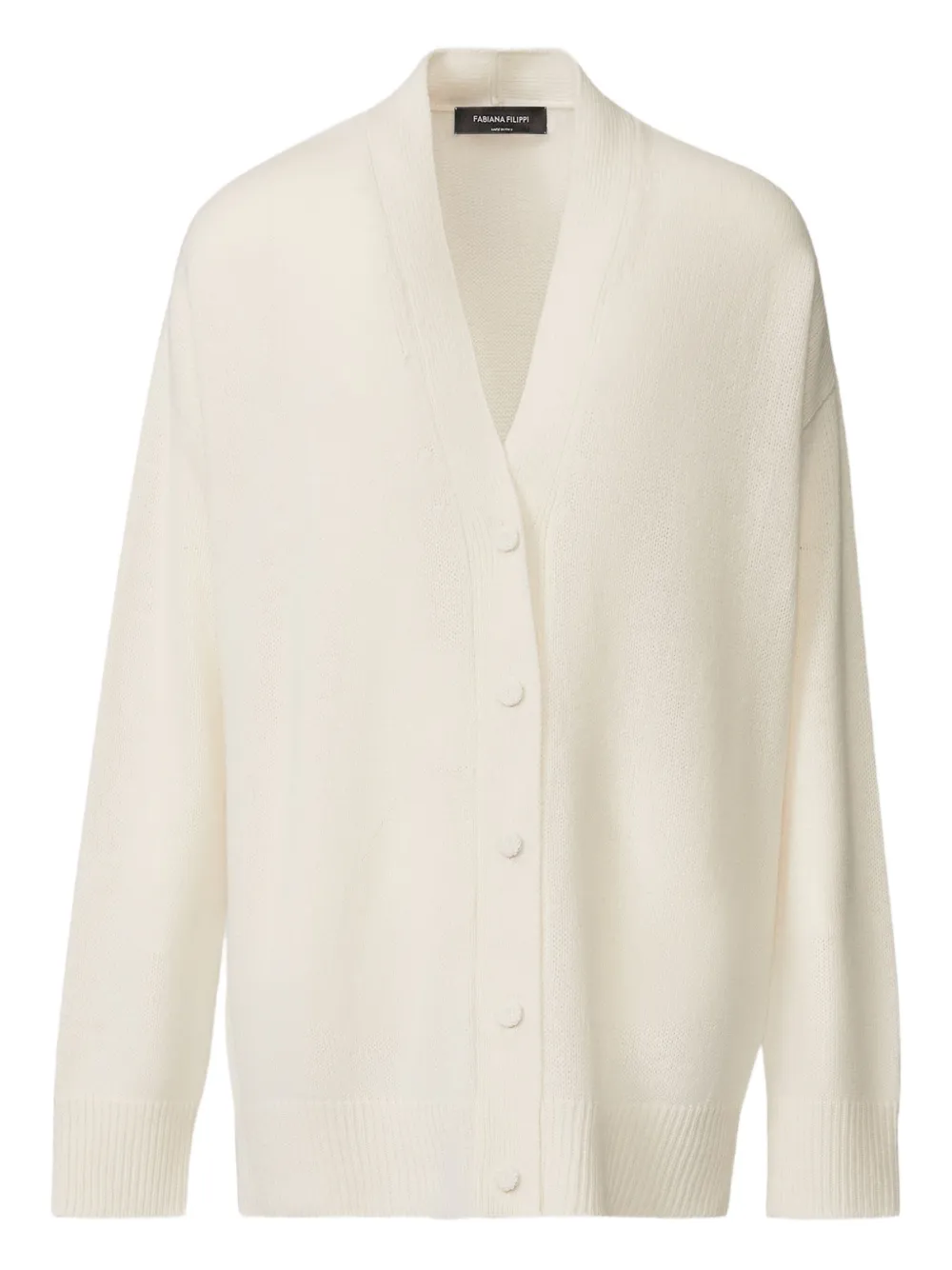 Fabiana Filippi Vest met V-hals Beige