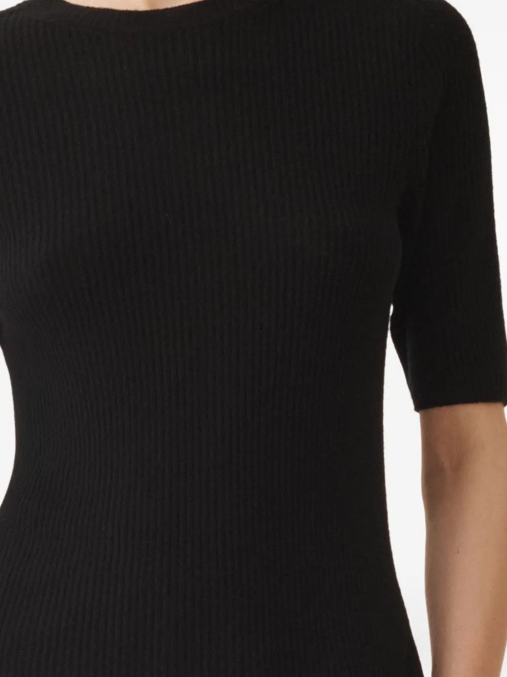 Fabiana Filippi Sweater In Platinum In Black