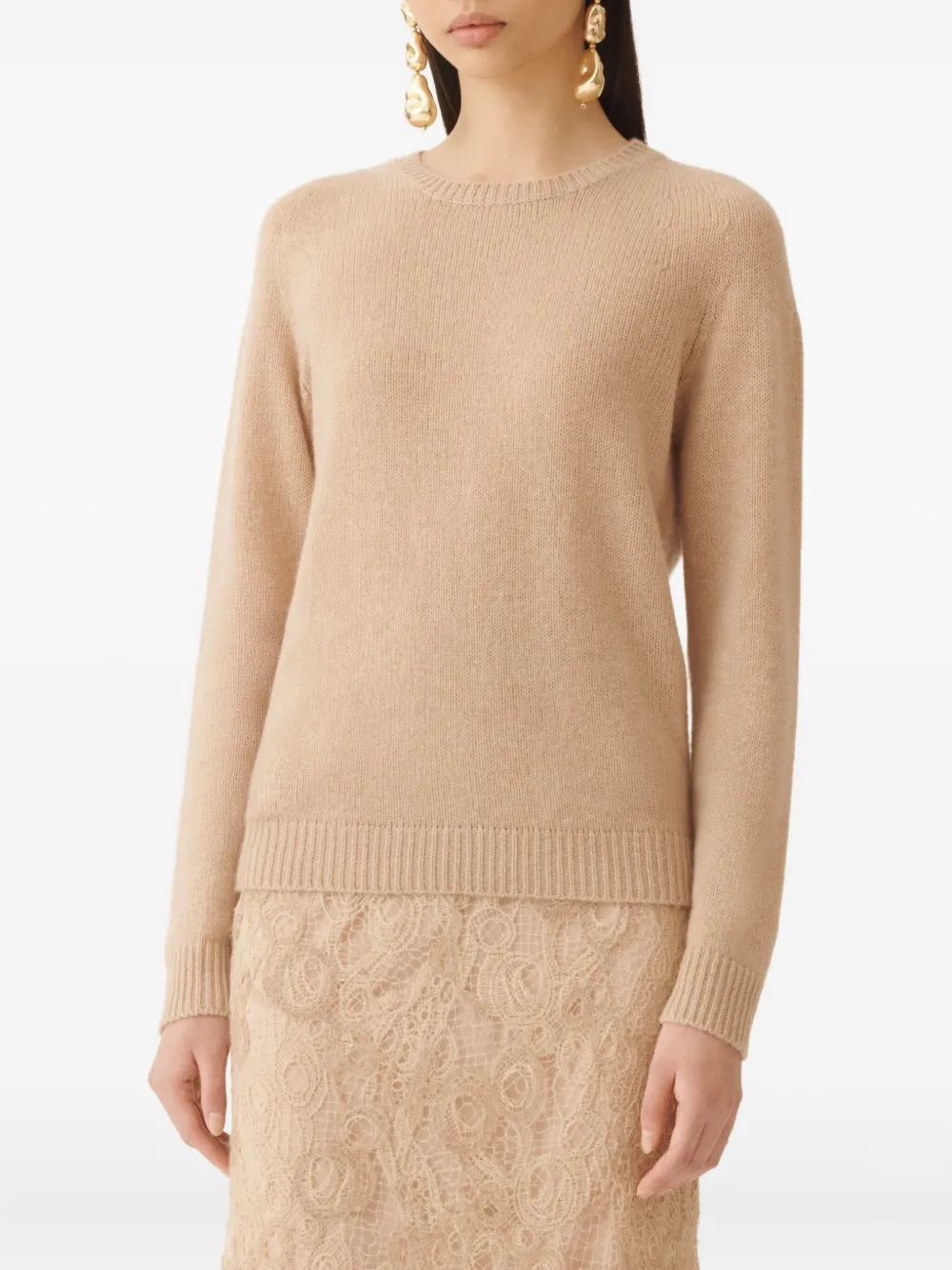 Fabiana Filippi Kasjmier trui Beige
