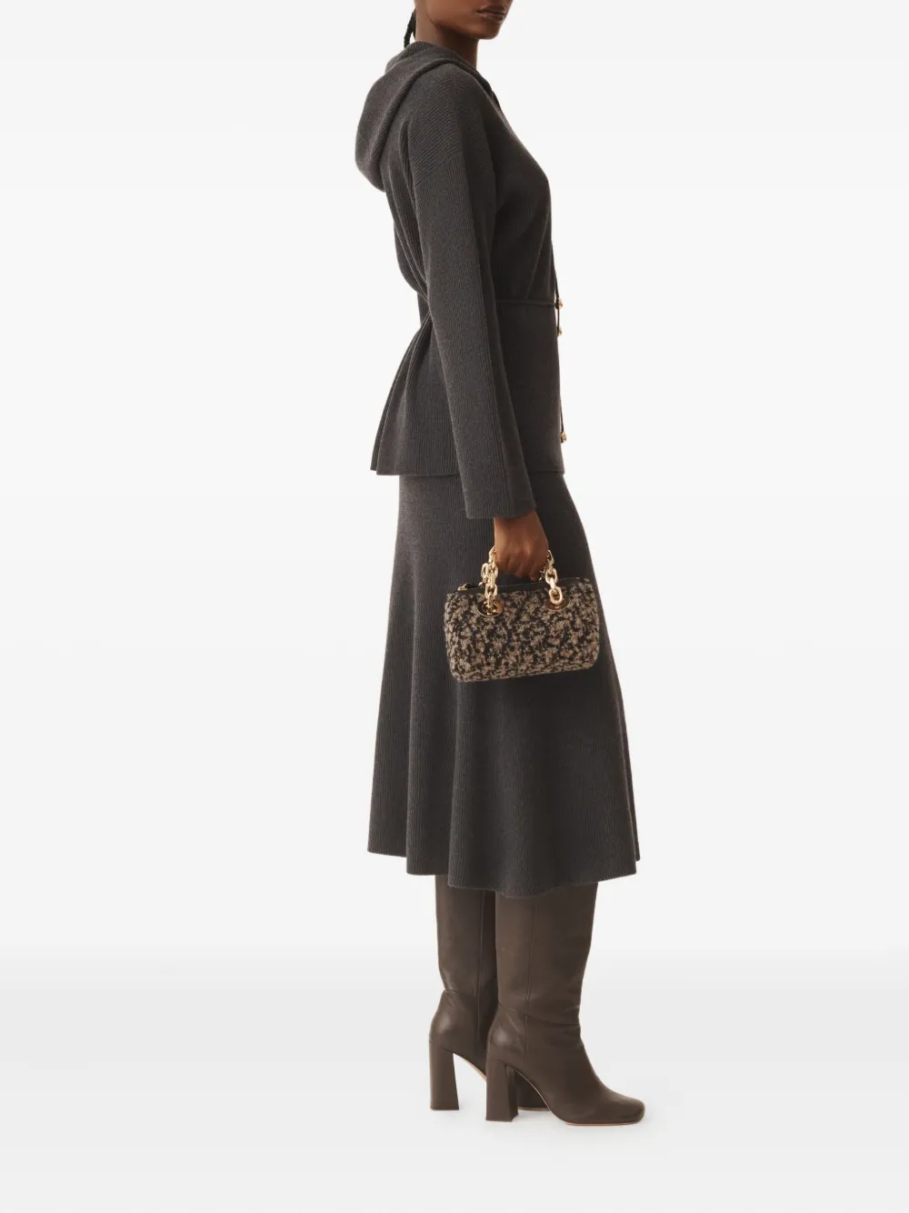 Fabiana Filippi ribbed midi skirt | A-Line Skirts | Image 2