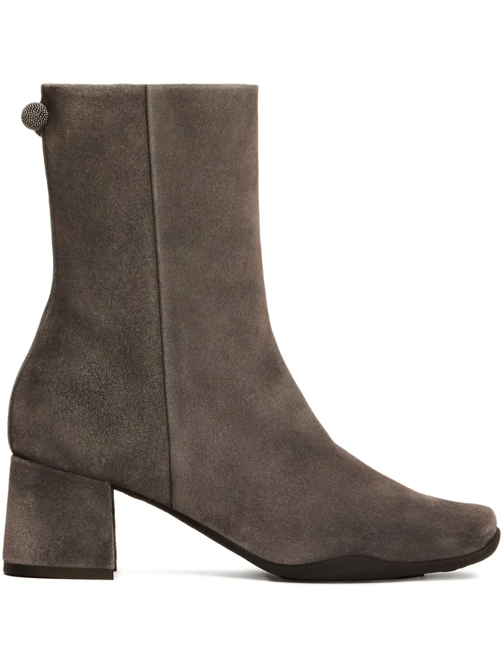 Fabiana Filippi embellished block-heel boots Brown