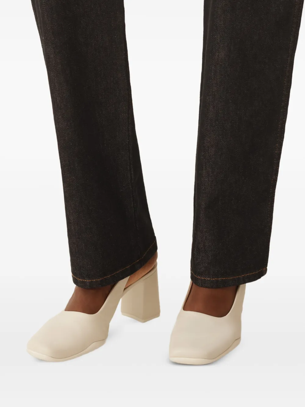 Fabiana Filippi 75 mm slingback pumps Beige