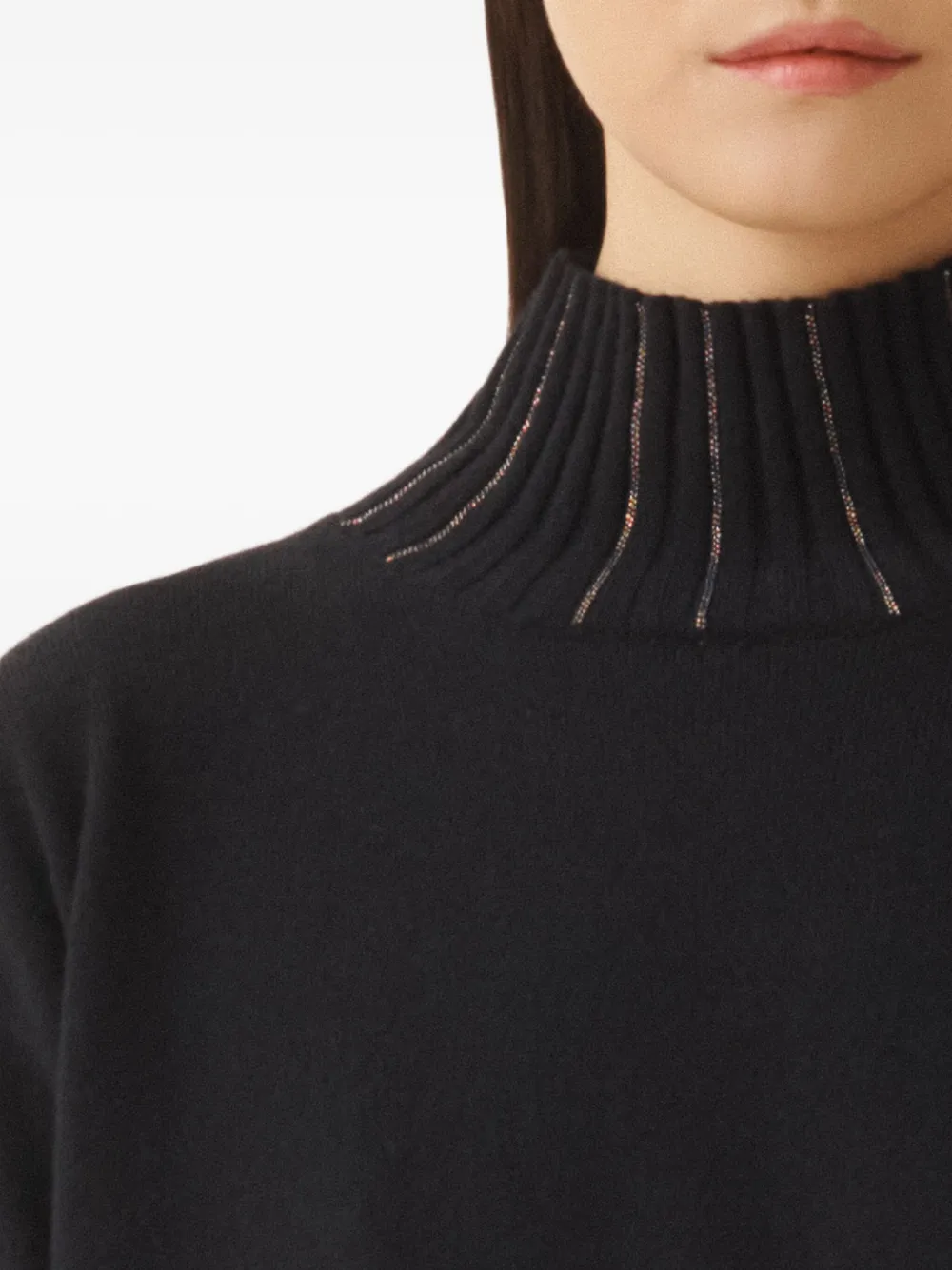 Fabiana Filippi Midi-jurk met halternek Blauw