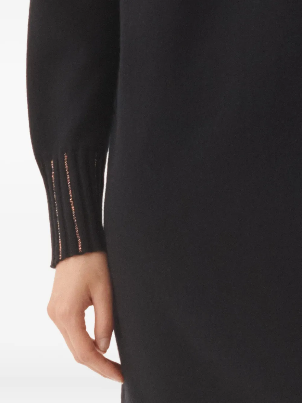 Fabiana Filippi Midi-jurk met halternek Blauw