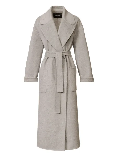 Fabiana Filippi belted patch-pocket coat