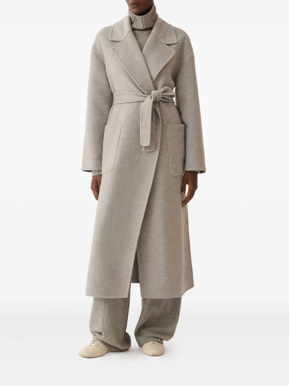 Fabiana Filippi belted patch-pocket coat | Oversized Coats | Image 2
